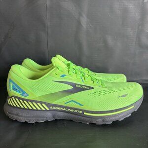 Brooks Adrenaline GTS 23 2E Wide Green Gecko Shoes - Size 12